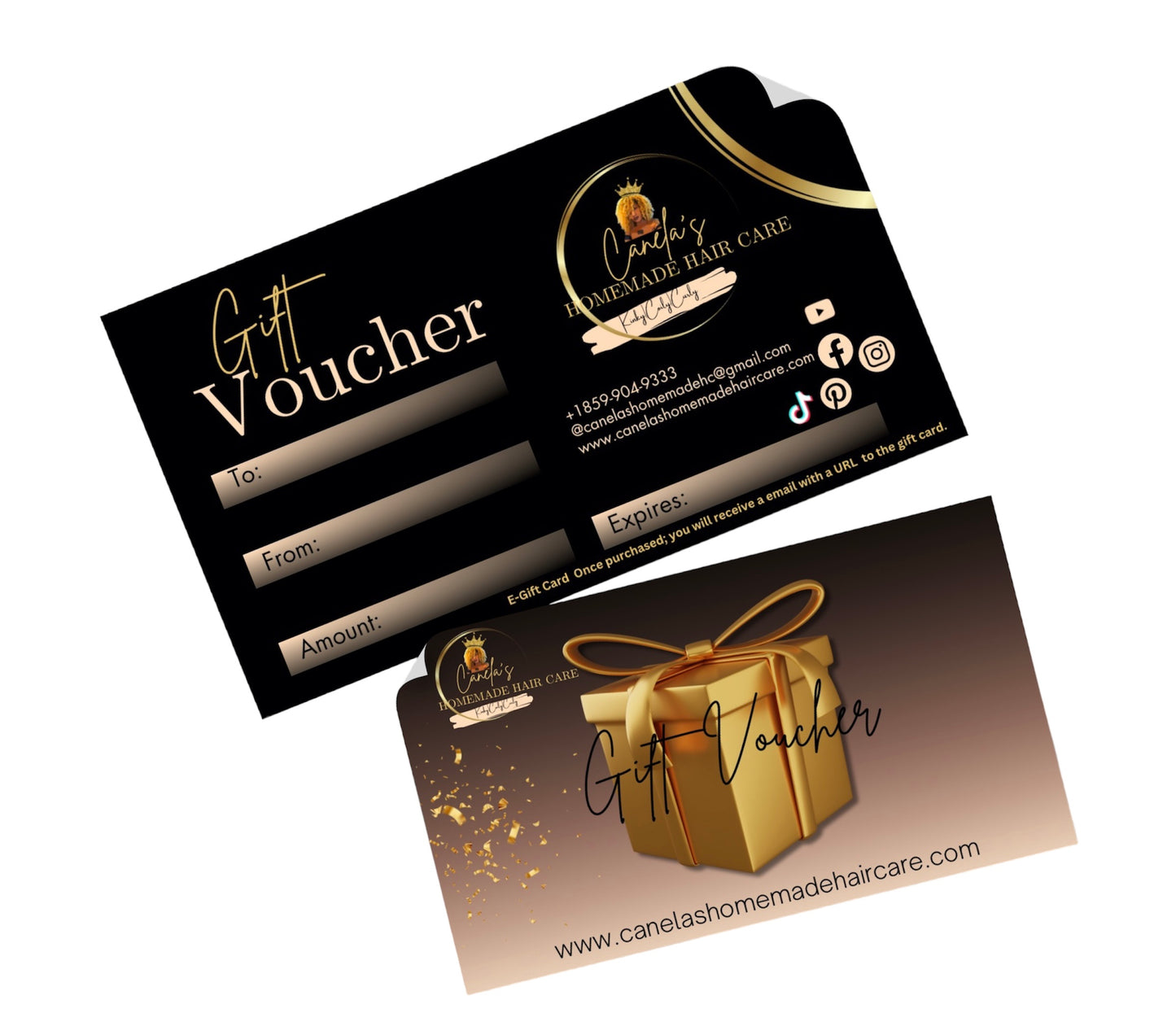 Canela’s Homemade Hair Care Gift Cards