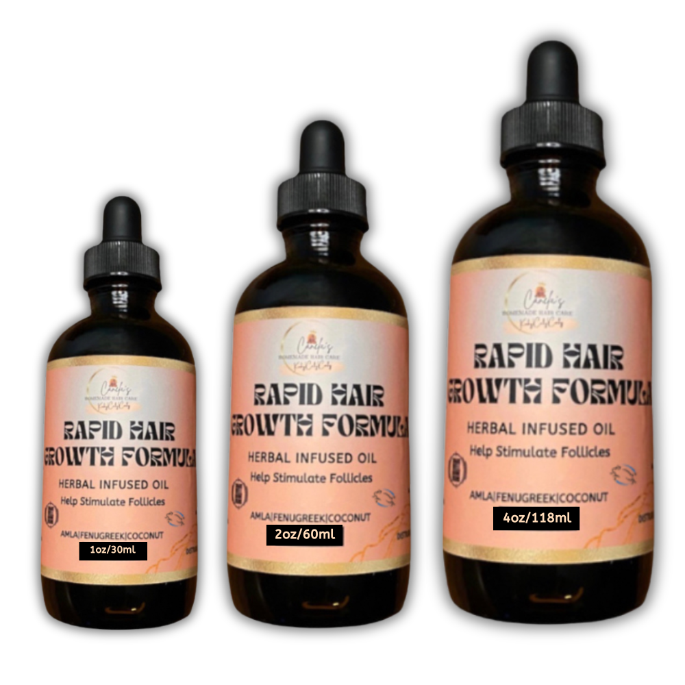 Canela’s Rapid Hair Growth Formula Herbal Infused Oil