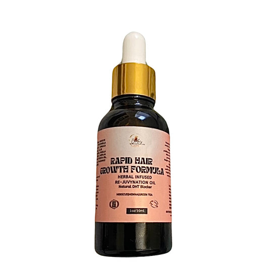 Canela’s Rapid Hair Growth Formula Re-JuvyNation Herbal Infused Oil